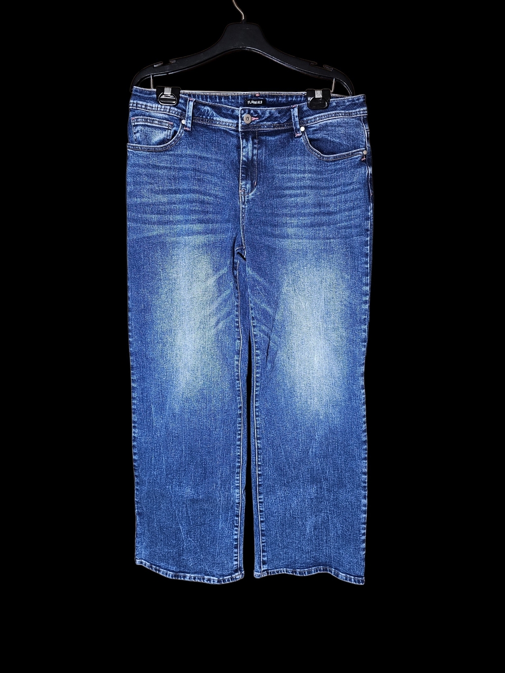 Wide-Leg Women's Jeans in Mid Blue
